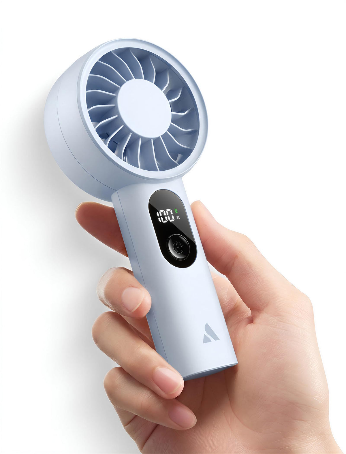 Aecooly Potente ventilador portátil, potente ventilador de mano, recargable