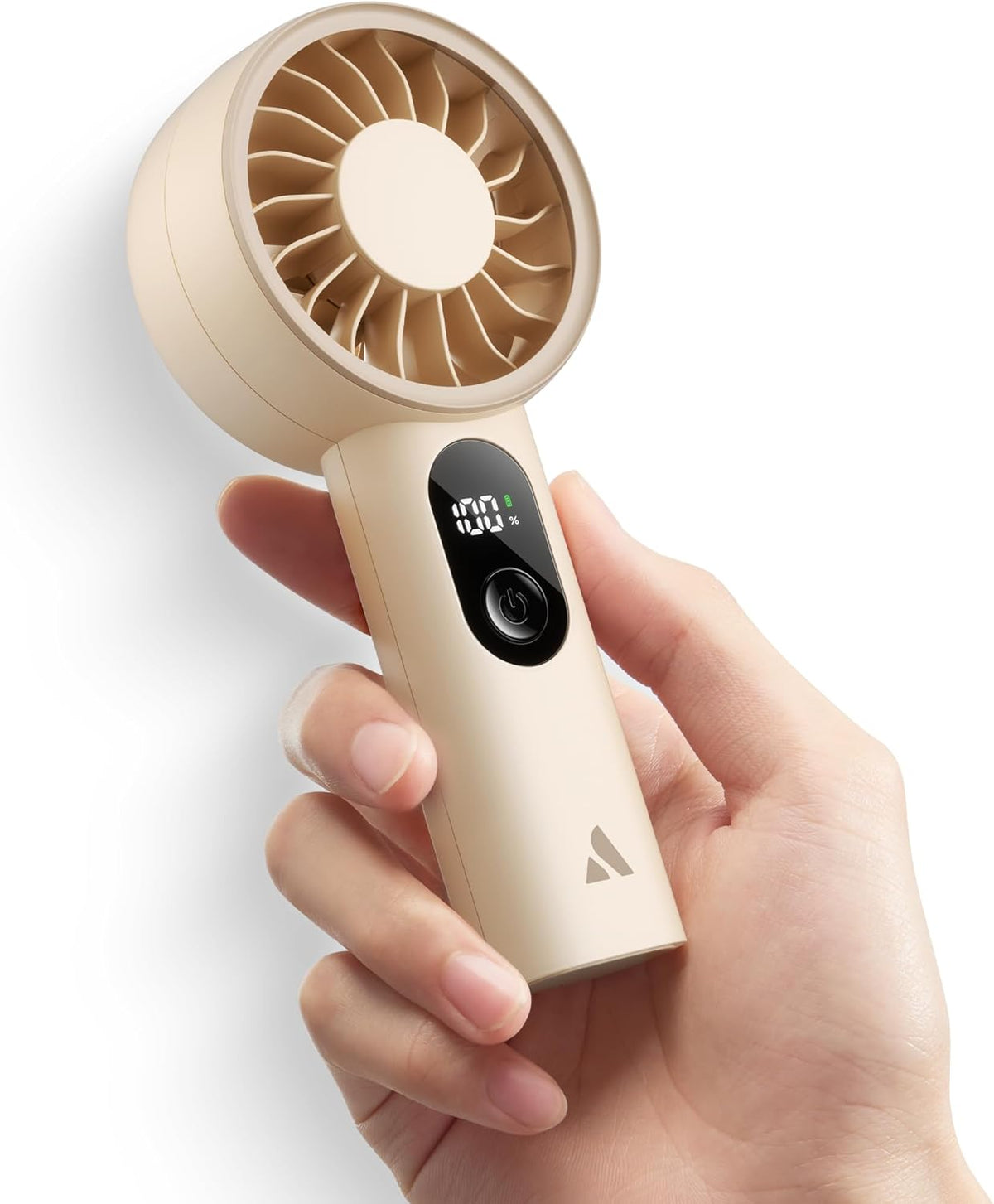 Aecooly Potente ventilador portátil, potente ventilador de mano, recargable