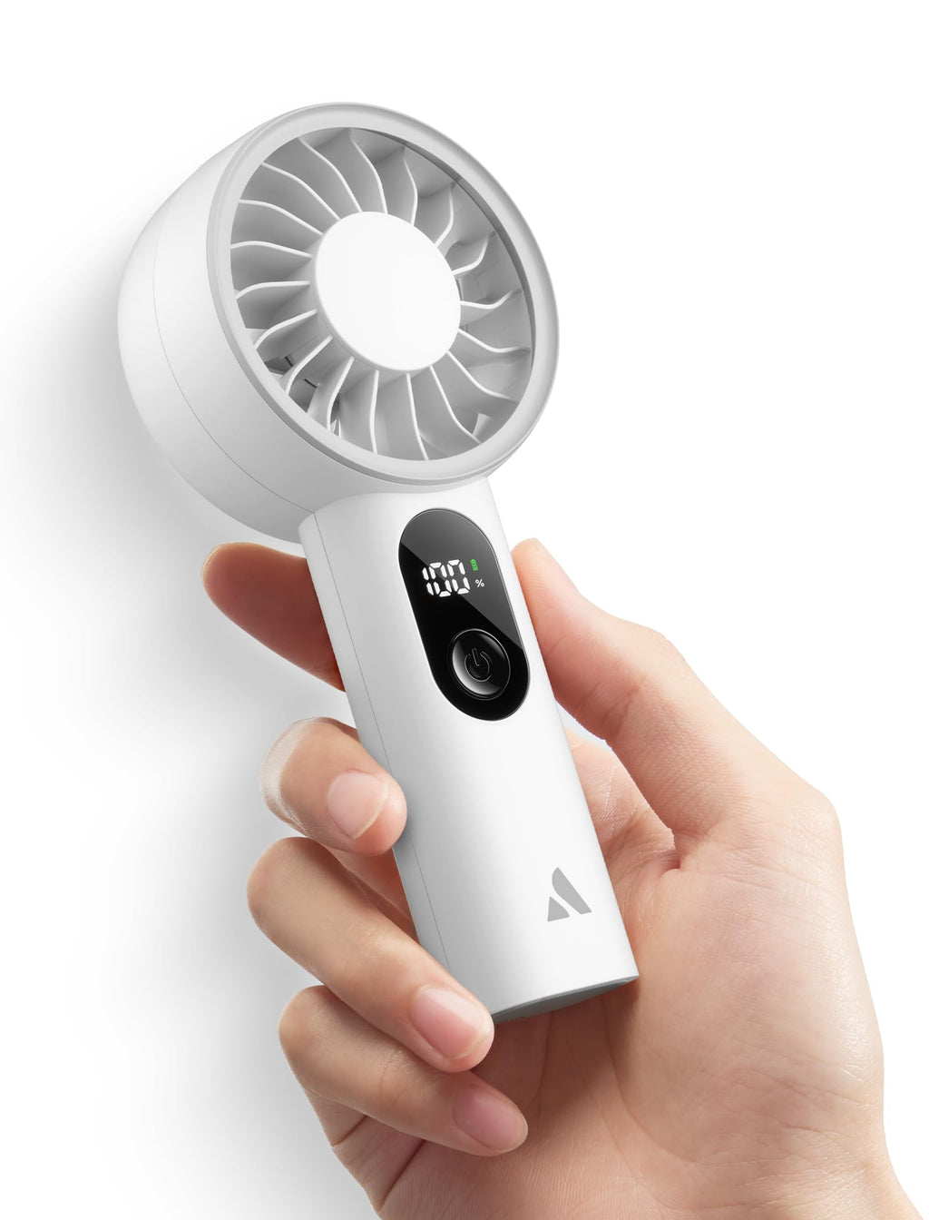 Aecooly Potente ventilador portátil, potente ventilador de mano, recargable