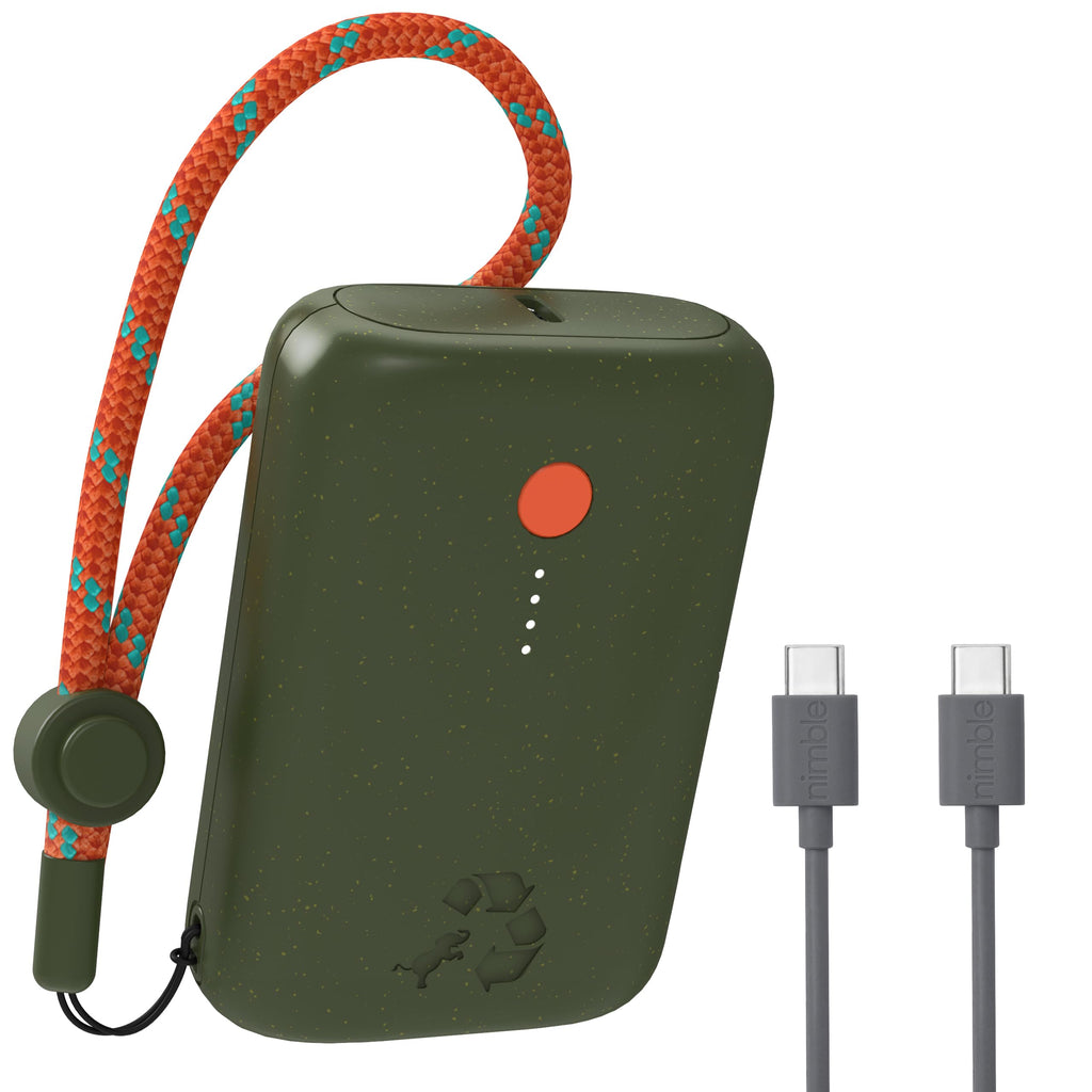 Nimble Cargador portátil Champ, banco de energía de 10000 mAh, carga dual